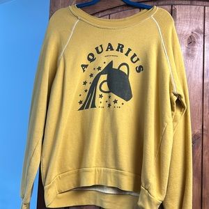 long sleeve zodiac crewneck